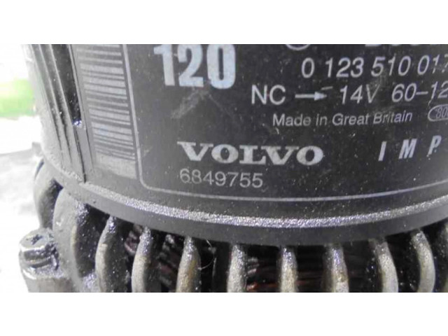 Генератор 0123510017, 6849755   Volvo 960 2.5     