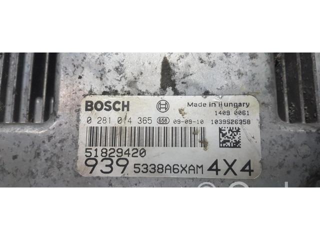 Блок управления двигателем Блок управления 0281014365 Alfa Romeo 166