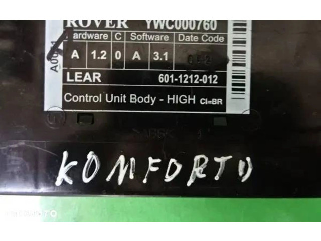 Блок комфорта YWC000760, 601-1212-012 Rover 75