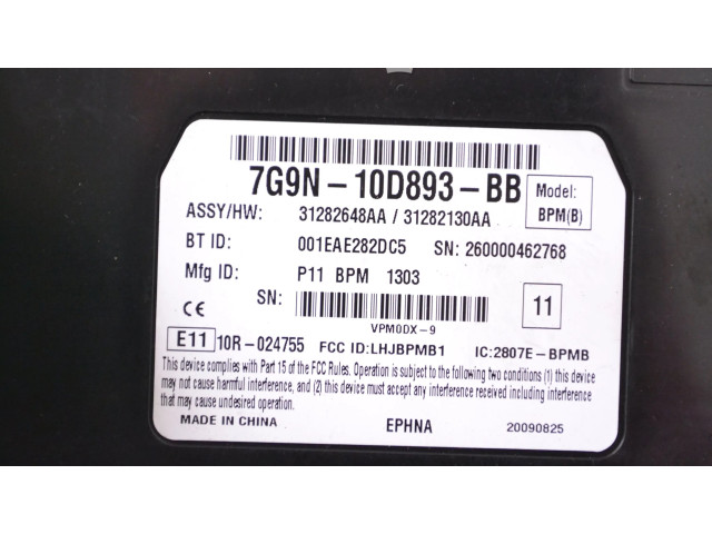 Модуль «Bluetooth» 7G9N10D893BB, 31282648AA   Volvo V70