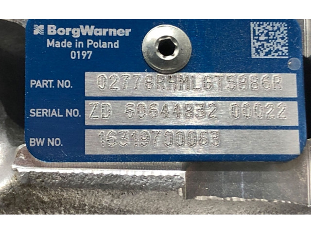 Турбина Dacia Duster II 16319700063