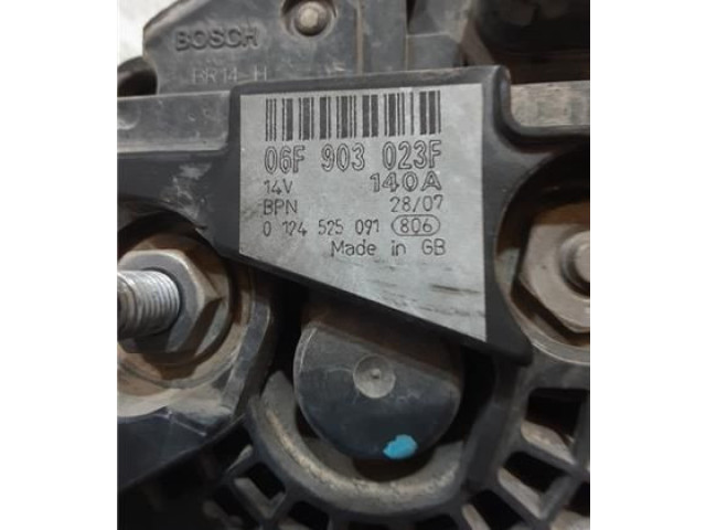 Генератор 06F903023F, 0124525091806 Audi A3 S3 8P