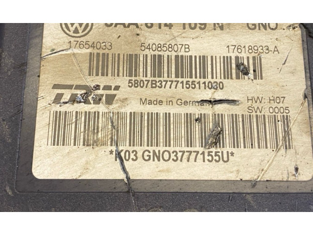 Jednotka ABS 3AA614109N, 54085807B Volkswagen PASSAT B7 2011