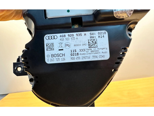 Přístrojová deska Audi A6 S6 C7 4G 2017 4G8920935A, 0263725126