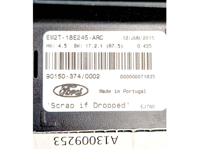 Блок управления климат-контролем EM2T18E245ARC, 000000071635   Ford S-MAX