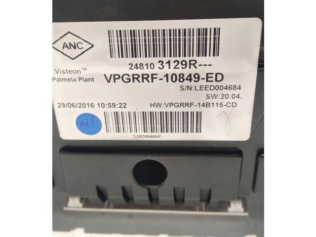Панель приборов 248103129R, VPGRRF10849ED Renault Clio IV