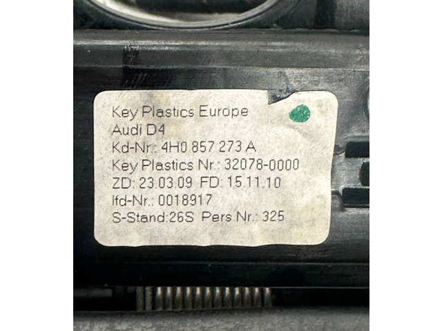 Pojistková skříňka Экран/ дисплей / маленький экран 4H0857273A, 320780000 Audi A8 S8 D4 4H 2012