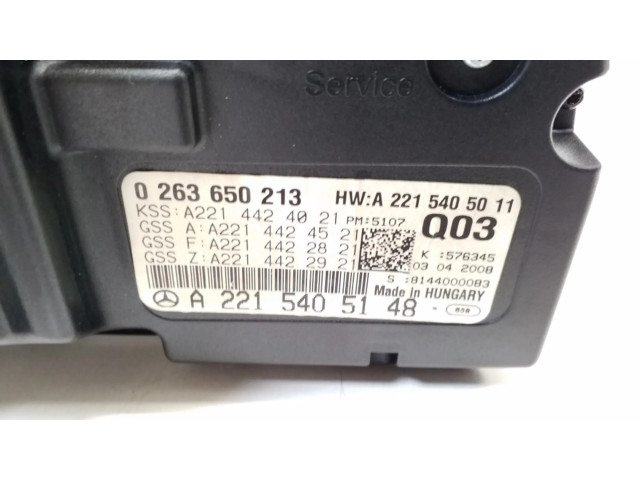 Přístrojová deska Mercedes-Benz CL C216 2008