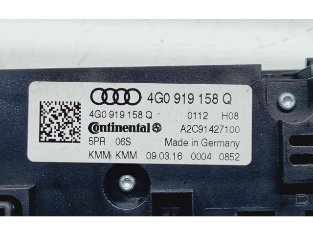 Блок управления климат-контролем 4G0919158Q   Volvo C30