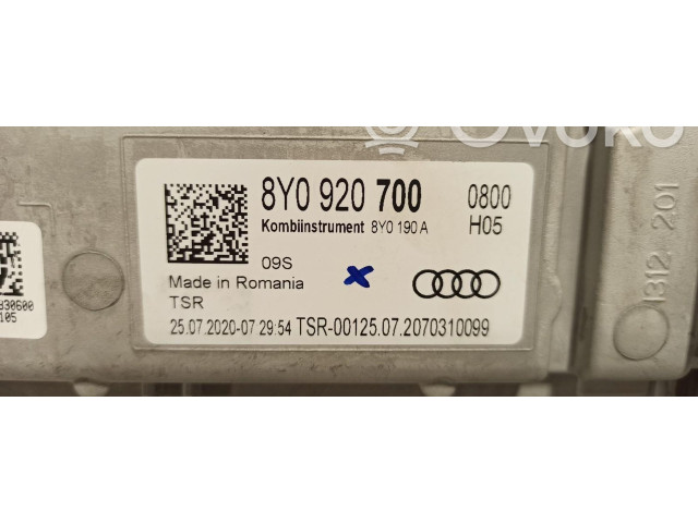 Панель приборов 8Y0920700 Audi A3 8Y