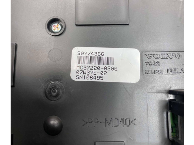 Блок управления климат-контролем 30774366, 07W37E02   Volvo V70