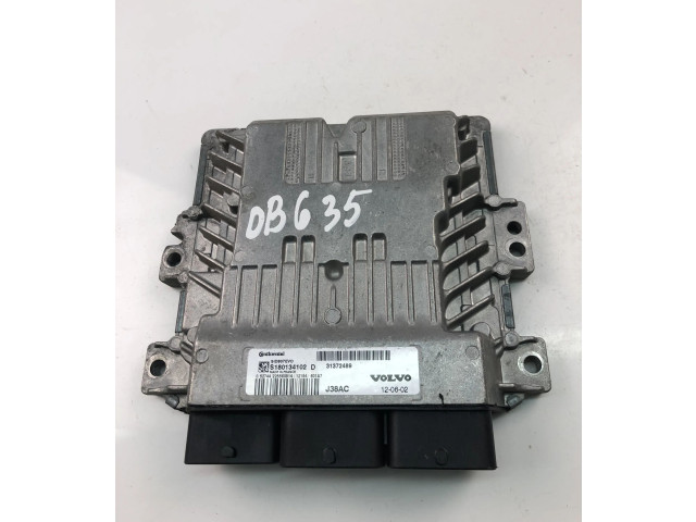 Блок управления двигателем Блок управления 31372489, S180134102D   Volvo V70