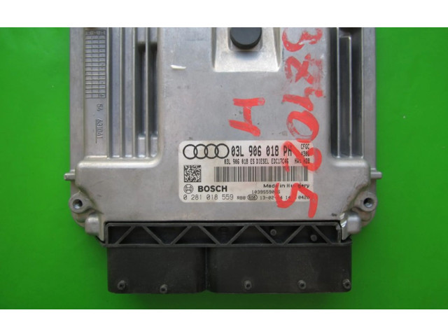 Поршень Блок управления двигателем ECU 03L906018PH, 0281018559 Audi Q3 8U