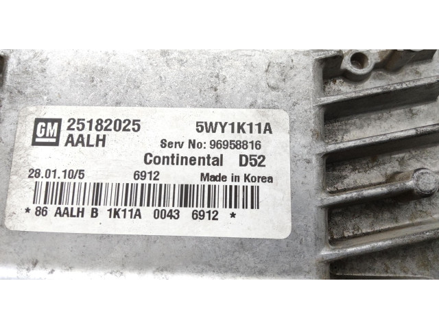 Комплект блоков управления 25183778, 25183778   Chevrolet Spark