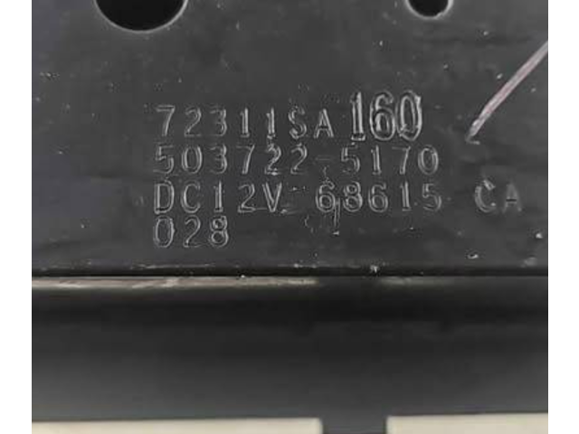 Блок управления климат-контролем 72311SA160, 5037225170   Subaru Forester SG