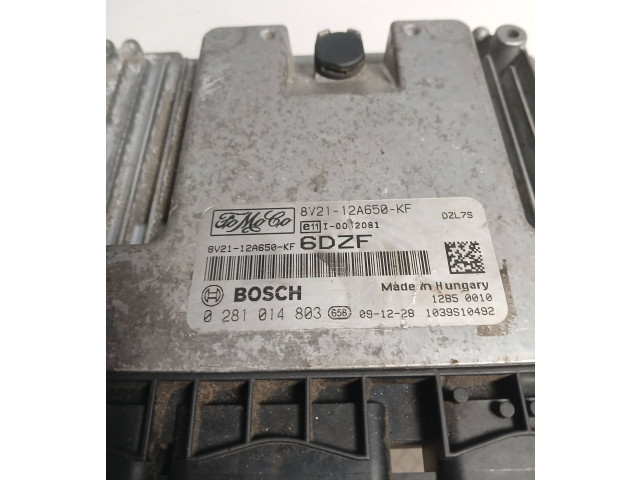 Řídící jednotka 8V2112A650KF, 0281014803 Ford Fiesta 2009