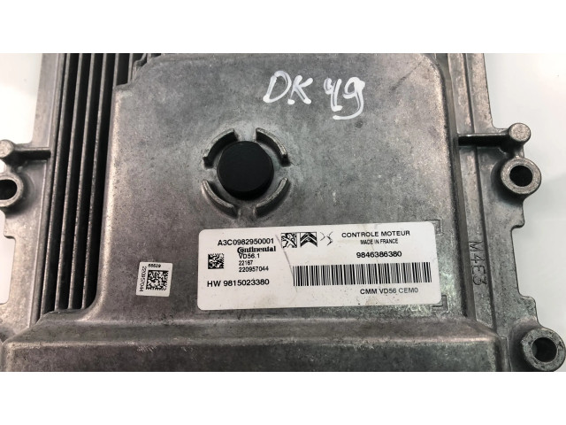 Řídící jednotka 9846386380, 9815023380 Citroen C3 2021