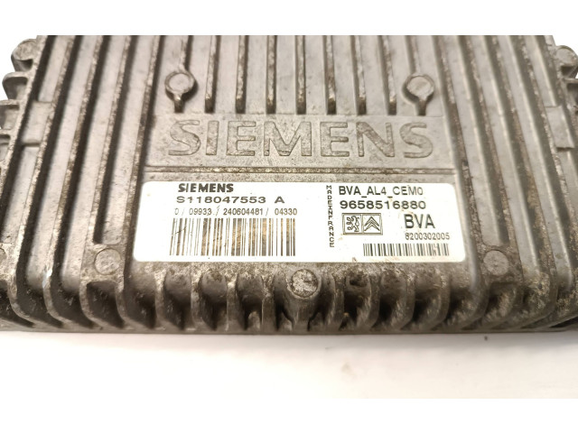 Блок управления коробкой передач S118047553A, 9658516880 Citroen Xsara Picasso