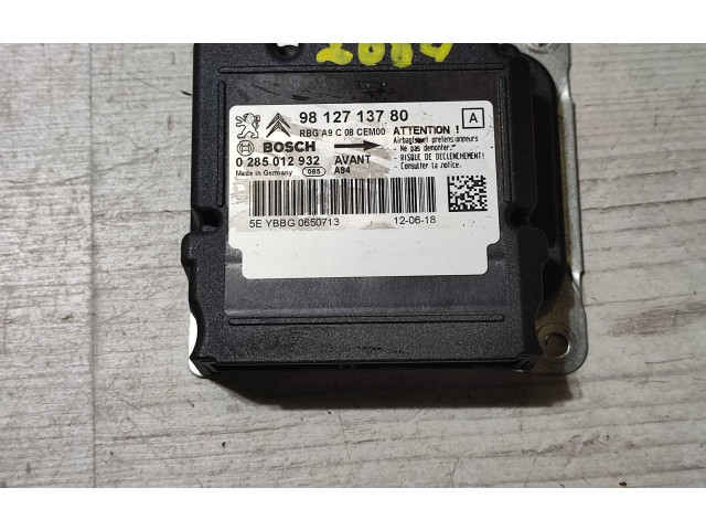 Блок подушек безопасности 9812713780, 0285012932 Peugeot 2008 I