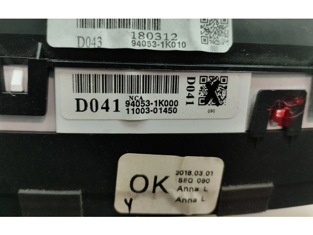 Панель приборов 94053-1K000 Hyundai ix20