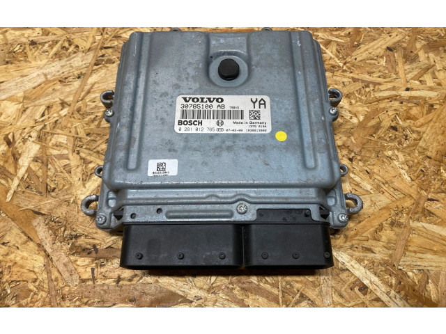 Блок управления двигателя 30785100AB, 0281012765   Volvo V70