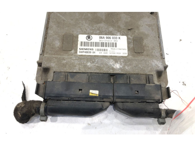Блок управления двигателем Блок управления 06A906033K Skoda Octavia Mk1 (1U)