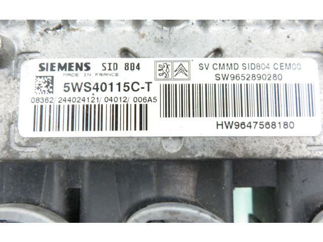Motorsteuergerät/-modul 5WS40115CT, 9647568180 Citroen C2