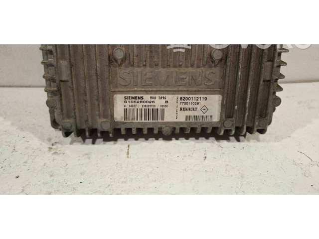 Блок управления коробкой передач 8200112119, S105280026B   Renault Clio II