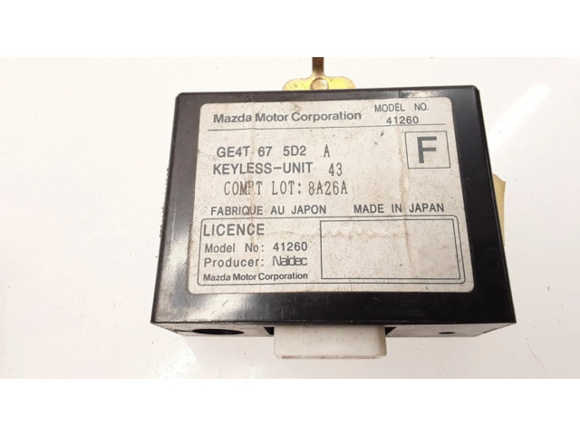 Комплект блоков управления GE4T675D2A, 9625403080   Peugeot 306