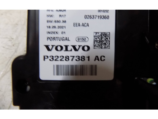 Přístrojová deska Volvo V60 2021 P32287381AC, 32287381