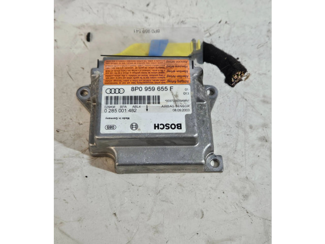 Блок подушек безопасности 8P0959655F, 0285001482   Audi A3 S3 8P