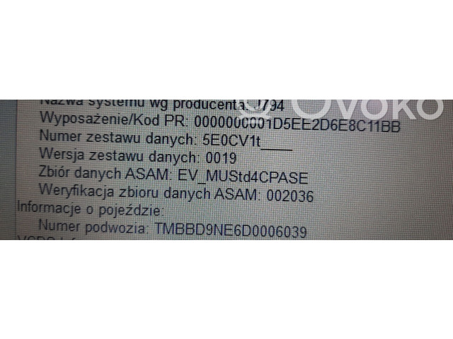 Блок управления 5E0035840, 5E0035840 Skoda Octavia Mk3 (5E)