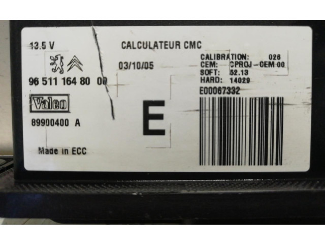 Řídící jednotka 9651116480 Citroen Berlingo 2004