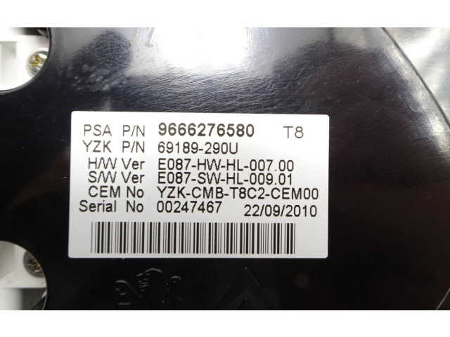 Панель приборов 9666247580, PE0004005N0SB   Peugeot 5008       