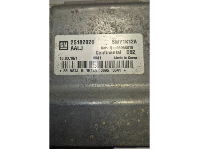 Блок управления двигателя 25182026, 96958816   Chevrolet Spark