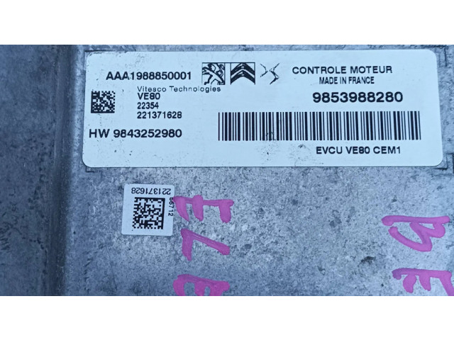 Řídící jednotka 9843252980, 9853988280 Citroen Berlingo 2021