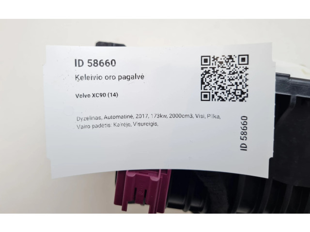 Подушка безопасности пассажира 314606950, P031351330 Volvo XC90