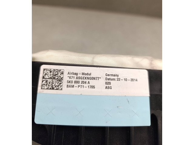 Надувная подушка для пассажира 5K0880204A Volkswagen Tiguan 2014