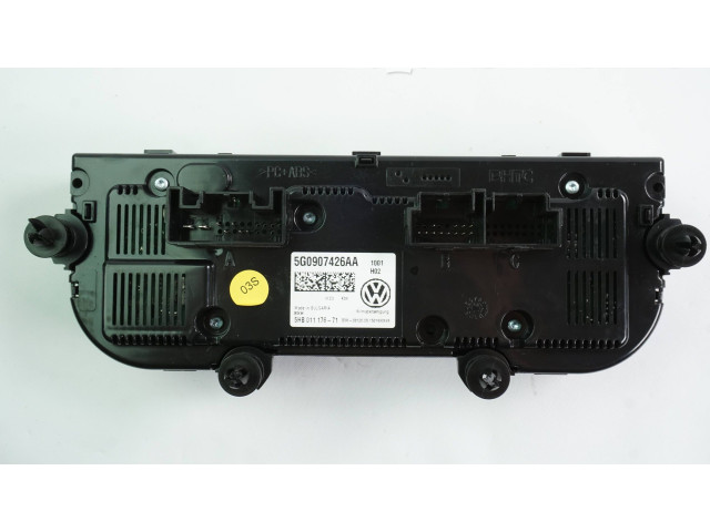 Блок управления климат-контролем 5G0907426AA Volkswagen Golf VII