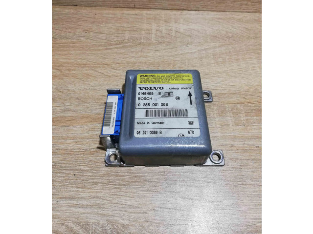 Блок подушек безопасности 9148495, 0285001098 Volvo 850