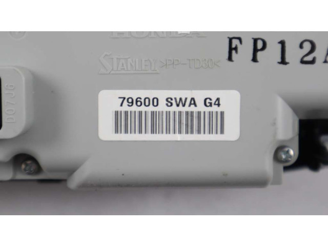 Блок управления климат-контролем 79600-SWA-G41ZA   Honda CR-V