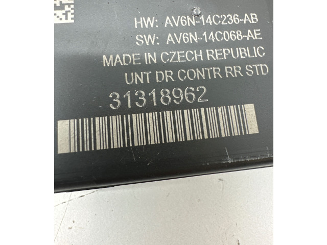 Блок управления дверью 31318962, AV6N14C236AB   Volvo S60