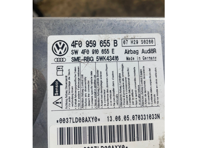 Блок подушек безопасности 4F0959655B, 4F0910655E   Audi A6 S6 C6 4F