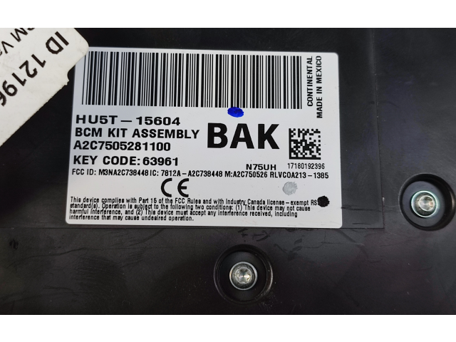 Pojistková skříňka Řídící jednotka BSM HU5T15604, HU5T15604BAK Ford Edge II 2017