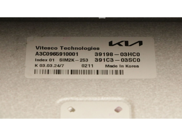 Блок управления двигателя 391C3-03SC0, 39198-03HC0   KIA Ceed