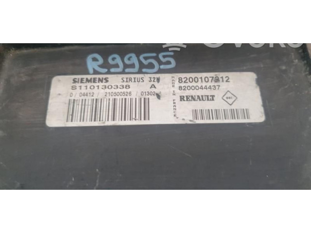 Блок управления двигателем Блок управления 8200107212., S110130338A   Dacia SupeRNova