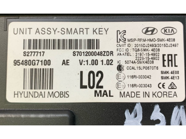 Блок управления 95480G7100, S701200048ZDR Hyundai Ioniq