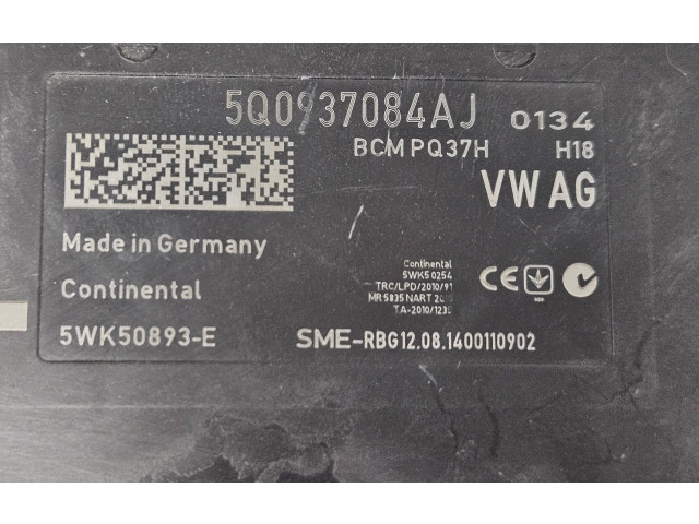 Блок комфорта 5Q0937084AJ, BCMPQ37H Skoda Octavia Mk3 (5E)