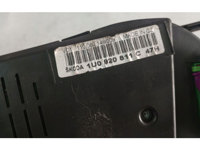 Панель приборов 1U0920811C Skoda Octavia Mk1 (1U)