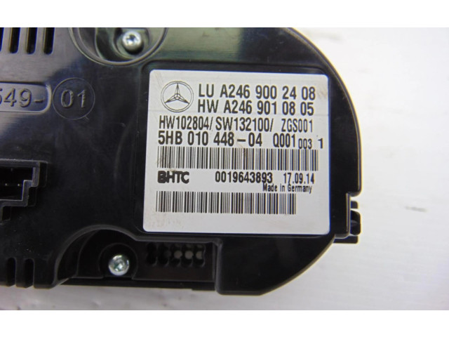 Блок управления климат-контролем A2469002408   Mercedes-Benz A W176